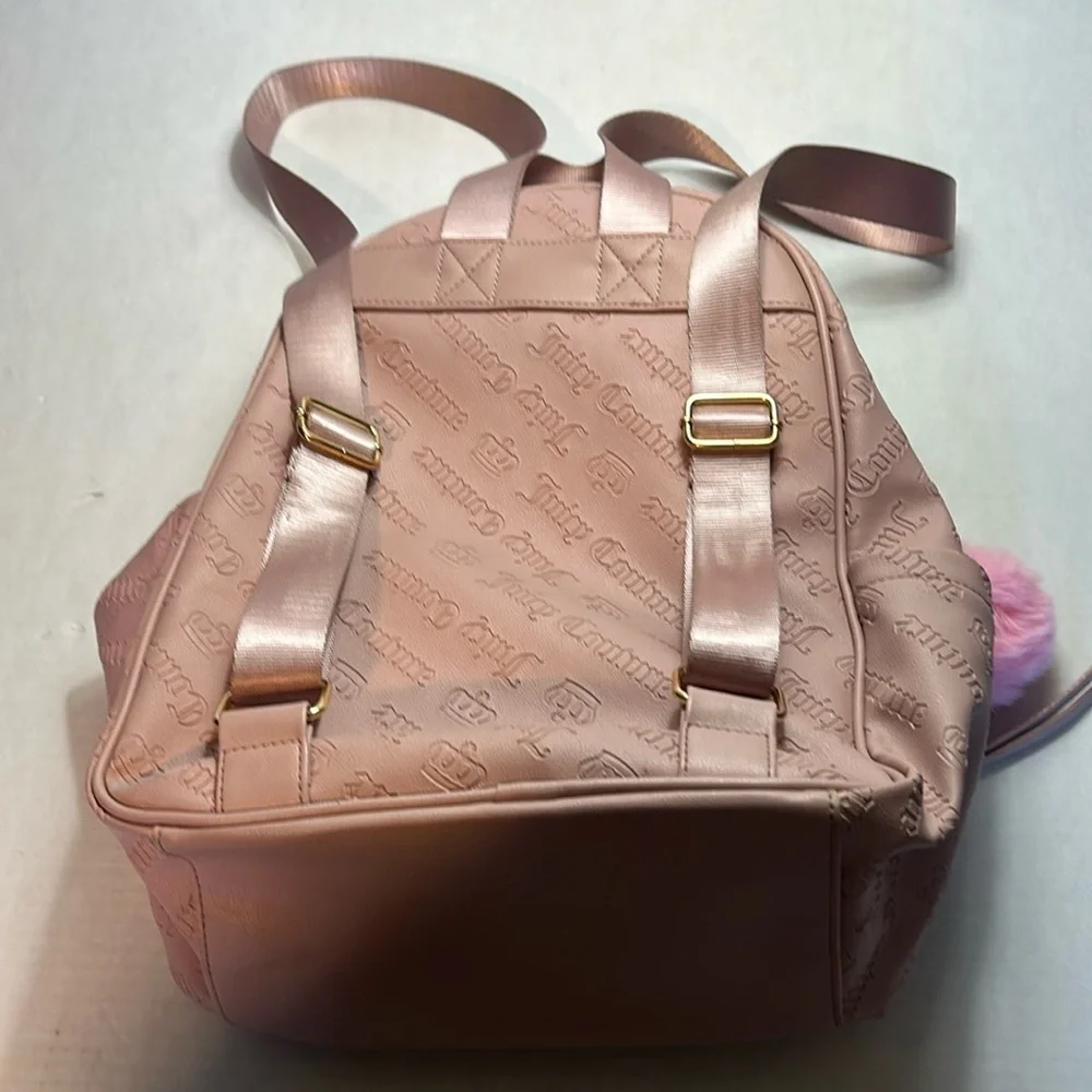 JUICY COUTURE BESTSELLING ROSSIE BACKPACK BACK TO SCHOOL BLUSH COLOR